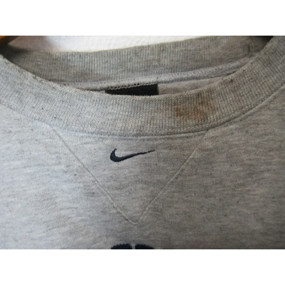 Vtg 90s Y2K University Of Michigan Nike Team Crewneck Sweatshirt Men L Swoosh - Picture 5 of 10